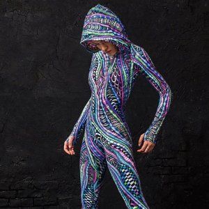 Badinka Psy Knot Fit Onesie Size Large L